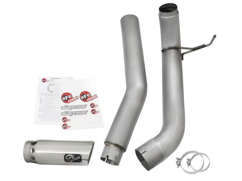 aFe Atlas Exhaust 5in DPF-Back Exhaust Aluminized Steel 2016 Nissan Titan XD V8-5.0L w/ Polished Tip aFe Atlas Exhaust 5in DPF-Back Exhaust Aluminized Steel 2016 Nissan Titan XD V8-5.0L w/ Polished Tip