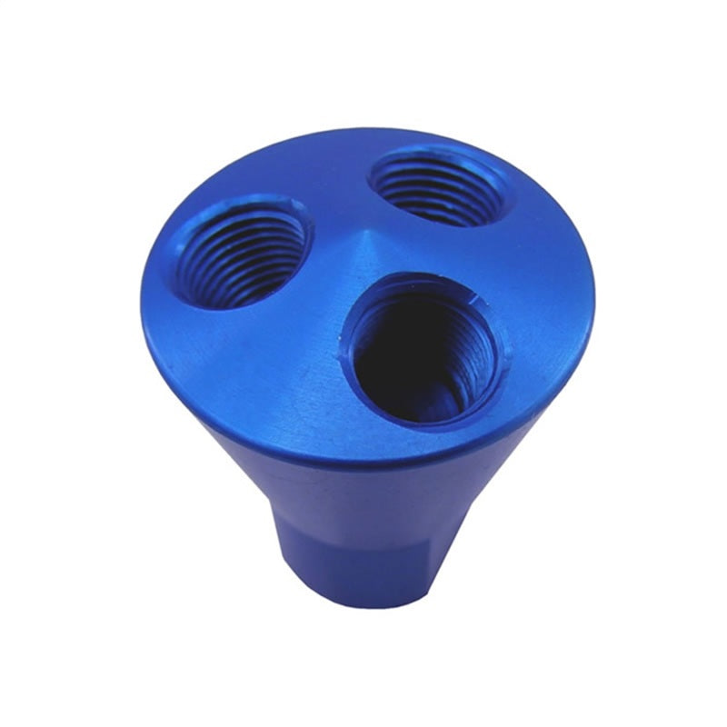 Nitrous Express 3 Port Showerhead Distribution Block - Blue Nitrous Express 3 Port Showerhead Distribution Block - Blue