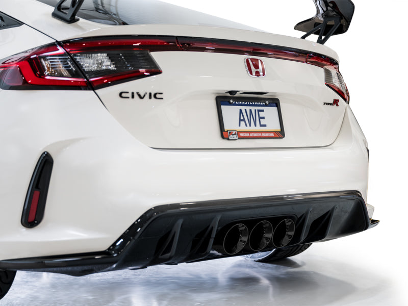 AWE Tuning 2023 Honda Civic Type R FL5 Touring Edition Exhaust w/ Triple Diamond Black Tips AWE Tuning 2023 Honda Civic Type R FL5 Touring Edition Exhaust w/ Triple Diamond Black Tips