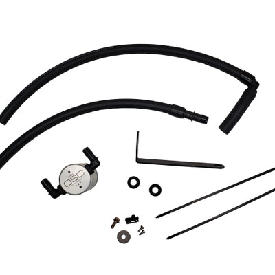 J&L 22-25 Subaru BRZ/GR86 2.4L Passenger Side Oil Separator 3.0 - Clear Anodized