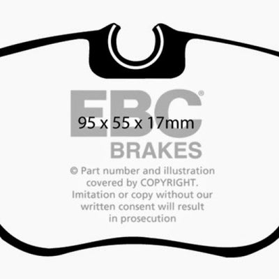 EBC 84-86 Mercedes-Benz 190/190E 2.3 Greenstuff Front Brake Pads
