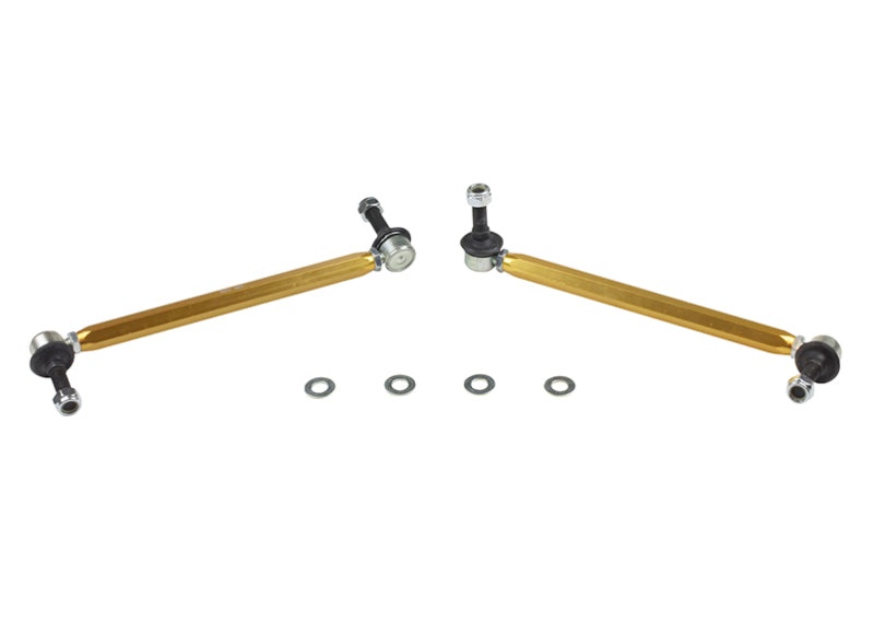 Whiteline 05-10 Chevy Cobalt/6/09+ Cruze/06-11 HHR Front Sway Bar - Link Assembly H/D Adj Steel Ball Whiteline 05-10 Chevy Cobalt/6/09+ Cruze/06-11 HHR Front Sway Bar - Link Assembly H/D Adj Steel Ball