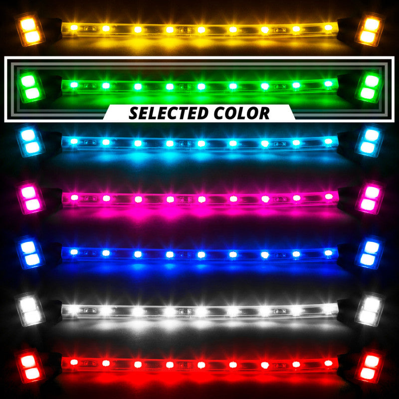 XK Glow Single Color XKGLOW UnderglowLED Accent Light Car/Truck Kit Green - 4x8In XK Glow Single Color XKGLOW UnderglowLED Accent Light Car/Truck Kit Green - 4x8In