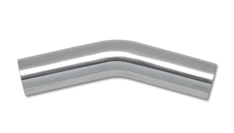 Vibrant 3in O.D. Universal Aluminum Tubing (30 degree Bend) - Polished Vibrant 3in O.D. Universal Aluminum Tubing (30 degree Bend) - Polished