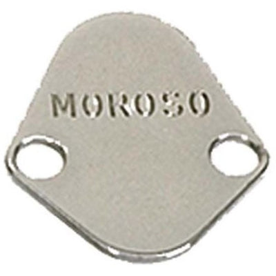 Moroso Chevrolet Big Block/Chrysler 273-440/Ford Fuel Pump Block-Off Plate - Chrome Plated Steel