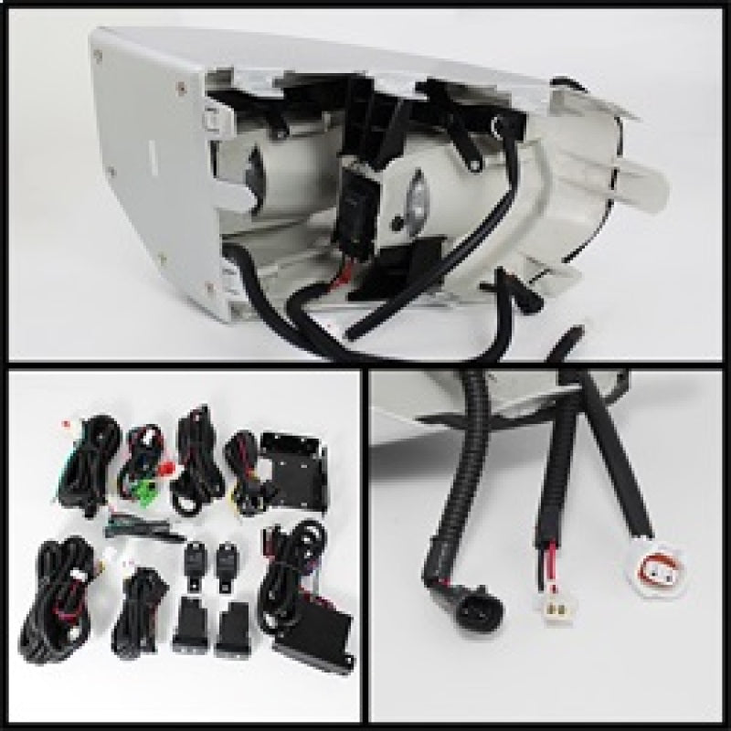 Spyder Toyota FJ Cruiser 07-14 Fog Lights W LED Daytime Running Lights w/swch- Clear FL-DRL-TFJ07-C Spyder Toyota FJ Cruiser 07-14 Fog Lights W LED Daytime Running Lights w/swch- Clear FL-DRL-TFJ07-C