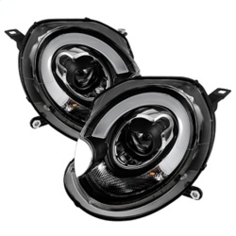 Spyder Mini Cooper 2007-2012 Projector Headlights Halogen Model Only - DRL Black PRO-YD-MC07-DRL-BK Spyder Mini Cooper 2007-2012 Projector Headlights Halogen Model Only - DRL Black PRO-YD-MC07-DRL-BK