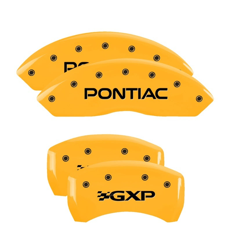 MGP 4 Caliper Covers Engraved Front Pontiac Rear Gxp Yellow Finish Black Char 2007 Pontiac Solstice MGP 4 Caliper Covers Engraved Front Pontiac Rear Gxp Yellow Finish Black Char 2007 Pontiac Solstice