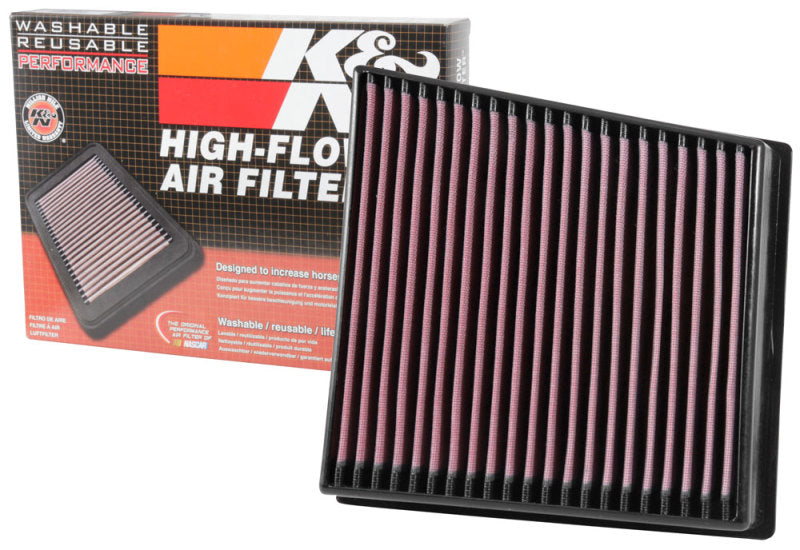 K&N 2017 Chevrolet Silverado 2500HD V8-6.6L DSL Replacement Drop In Air Filter K&N 2017 Chevrolet Silverado 2500HD V8-6.6L DSL Replacement Drop In Air Filter