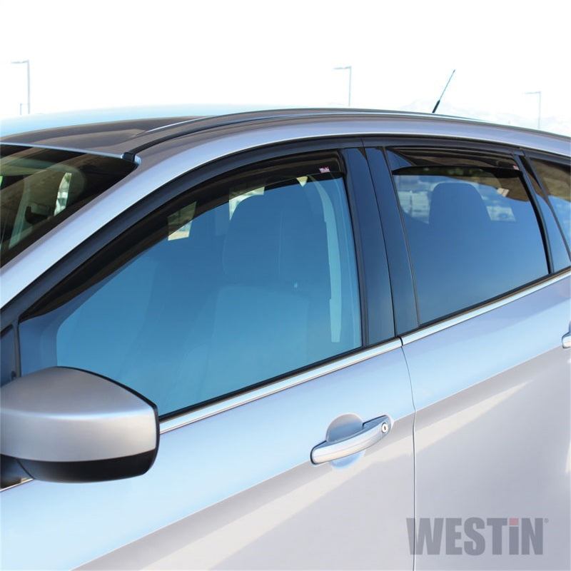 Westin 13-19 Ford Escape In Channel Wind Deflector 4pc - Smoke Westin 13-19 Ford Escape In Channel Wind Deflector 4pc - Smoke