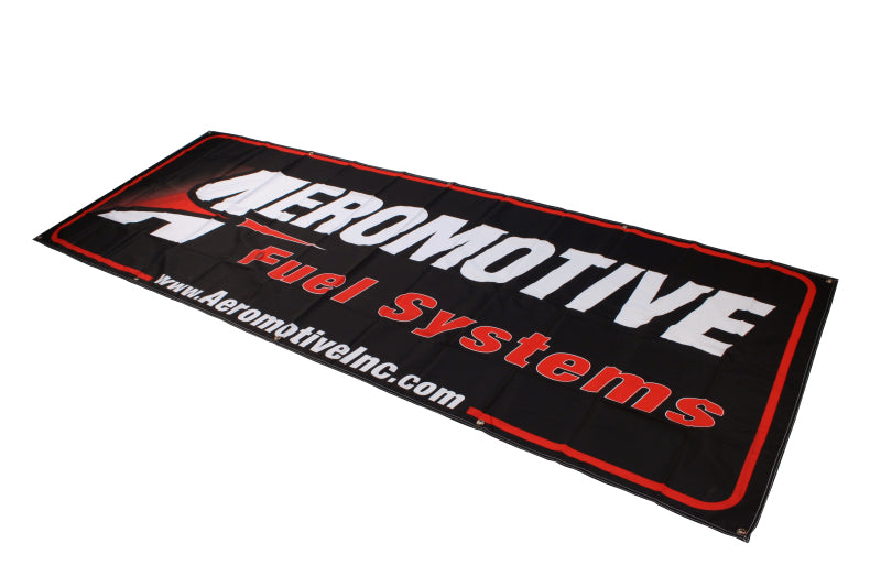Aeromotive Banner - 32in x 92in (Black/Red) Aeromotive Banner - 32in x 92in (Black/Red)