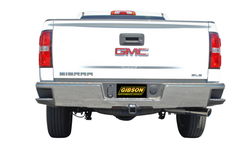 Gibson 14-18 GMC Sierra 1500 Base 5.3L 3.5in Cat-Back Single Exhaust - Aluminized Gibson 14-18 GMC Sierra 1500 Base 5.3L 3.5in Cat-Back Single Exhaust - Aluminized