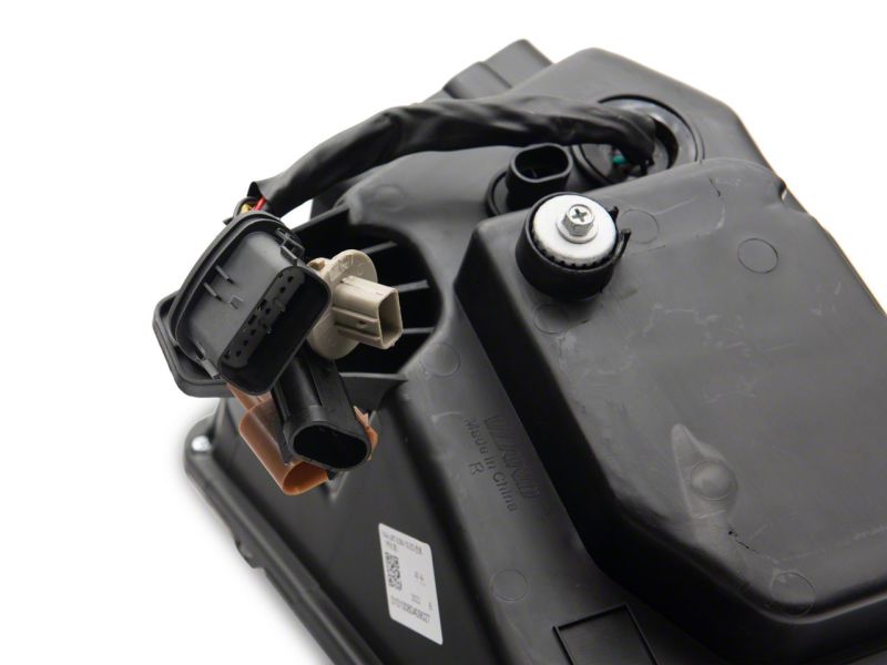 Raxiom 10-12 Ford Mustang w/ Factory Halogen LED Projector Headlights- Blk Housing (Clear Lens) Raxiom 10-12 Ford Mustang w/ Factory Halogen LED Projector Headlights- Blk Housing (Clear Lens)