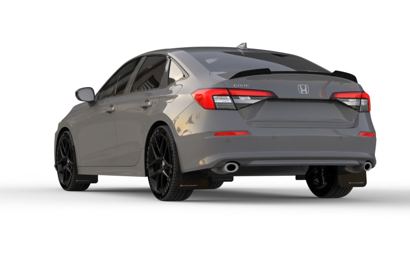 Rally Armor 22-25 Honda Civic/Civic Si/Sport Black UR Mud Flap w/Red Logo Rally Armor 22-25 Honda Civic/Civic Si/Sport Black UR Mud Flap w/Red Logo