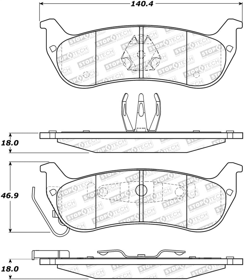StopTech Street Brake Pads StopTech Street Brake Pads