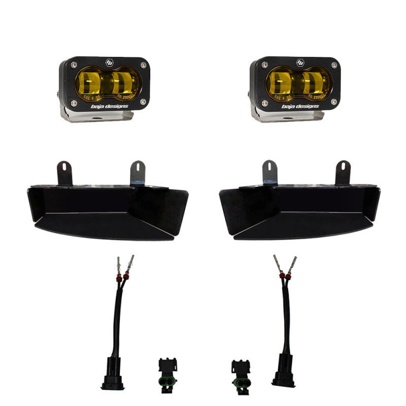 Baja Designs 19-22 Dodge RAM 2500/3500 S2 SAE Fog Pocket Light Kit - Amber Baja Designs 19-22 Dodge RAM 2500/3500 S2 SAE Fog Pocket Light Kit - Amber