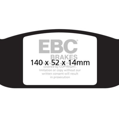 EBC 03-06 Lincoln Aviator 4.6 Greenstuff Rear Brake Pads