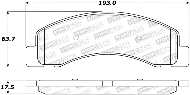 StopTech Street Brake Pads StopTech Street Brake Pads