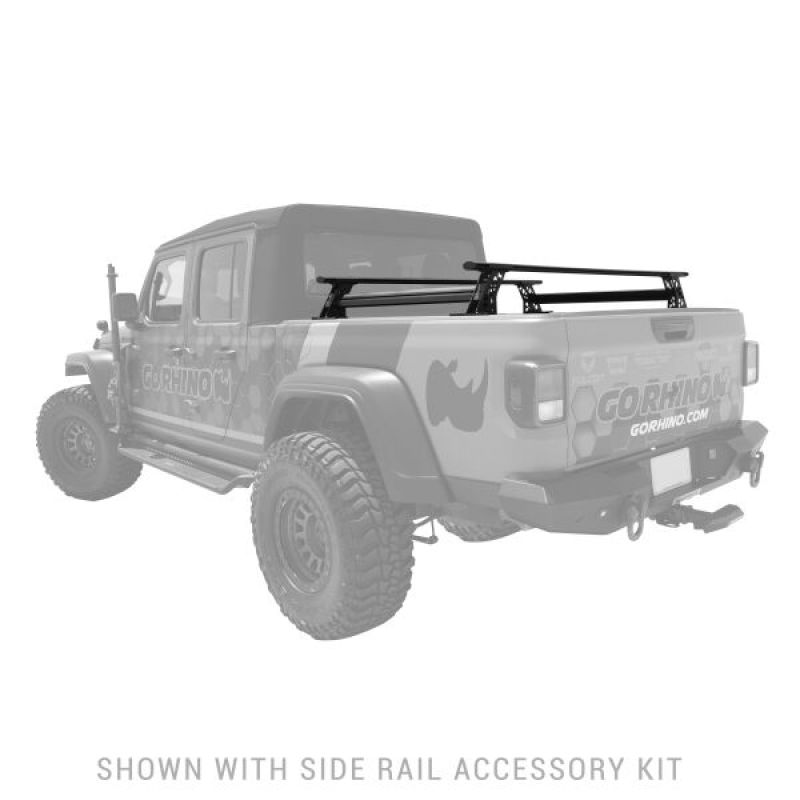 Go Rhino 20-22 Jeep Gladiator JT/16-22 Toy. Tacoma/05-21 Nssn Frontier XRS Cross Bars Kit - Tex. Blk Go Rhino 20-22 Jeep Gladiator JT/16-22 Toy. Tacoma/05-21 Nssn Frontier XRS Cross Bars Kit - Tex. Blk