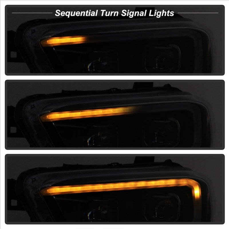 xTune Toyota Tacoma 16-18 DRL Light Bar Projector Headlights - Black PRO-JH-TTA16-LBDRL-BK xTune Toyota Tacoma 16-18 DRL Light Bar Projector Headlights - Black PRO-JH-TTA16-LBDRL-BK