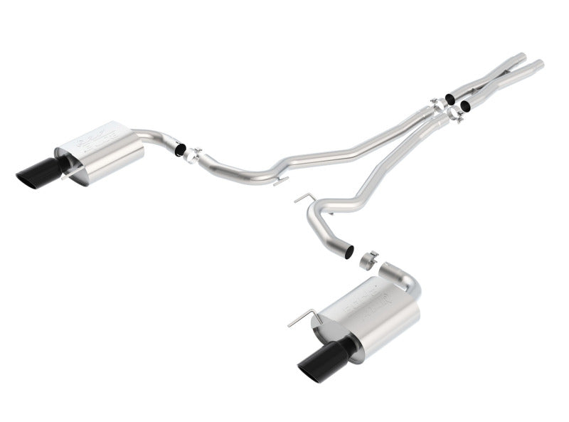Borla Atak S Cat-Back 15-17 Ford Mustang GT 5.0L V8 MT/AT 2.5in pipe 4in tip (Black Chrome) Borla Atak S Cat-Back 15-17 Ford Mustang GT 5.0L V8 MT/AT 2.5in pipe 4in tip (Black Chrome)
