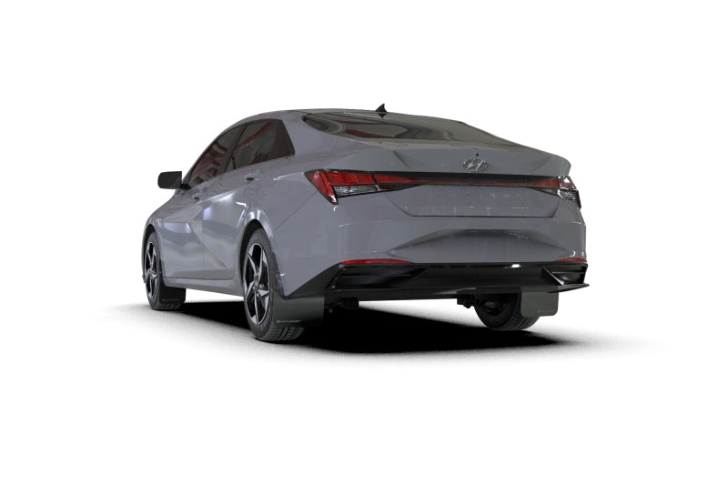 Rally Armor 21-23 Hyundai Elantra Black UR Mud Flap w/Grey Logo Rally Armor 21-23 Hyundai Elantra Black UR Mud Flap w/Grey Logo