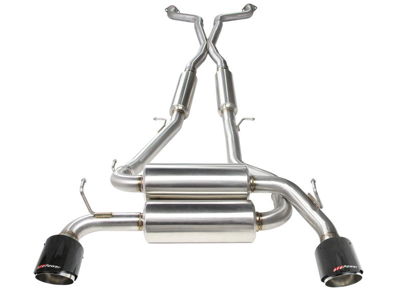 aFe Takeda 2-1/2in 304SS Cat-Back Exhaust Infiniti G37 08-13/Q60 14-15 V6-3.7 w/ Carbon Fiber Tips aFe Takeda 2-1/2in 304SS Cat-Back Exhaust Infiniti G37 08-13/Q60 14-15 V6-3.7 w/ Carbon Fiber Tips