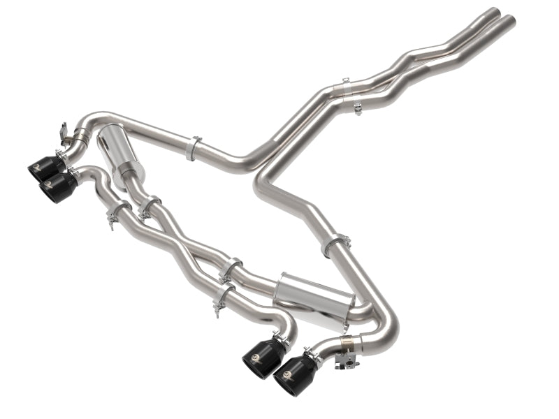 aFe 20-22 Audi RS6 Avant V8 4L (tt) MACH Force-Xp 3in to 2.5in 304 SS Cat-Back Exhaust w/ Black Tip aFe 20-22 Audi RS6 Avant V8 4L (tt) MACH Force-Xp 3in to 2.5in 304 SS Cat-Back Exhaust w/ Black Tip