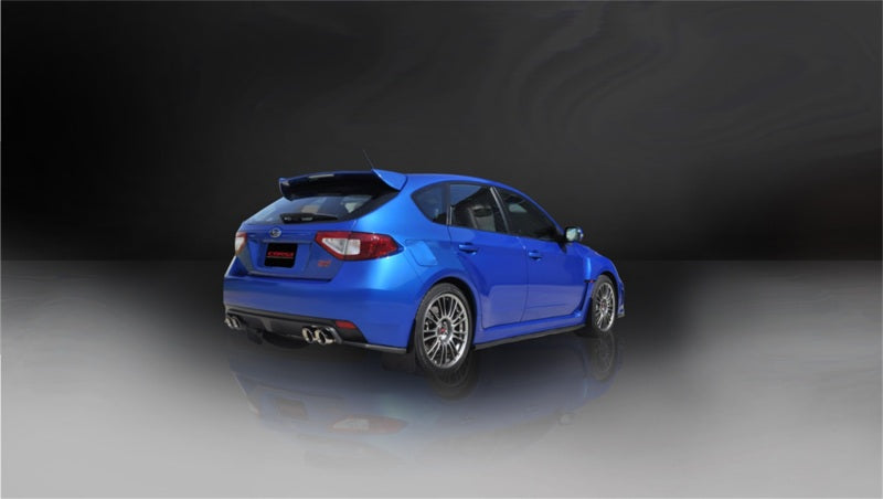 Corsa 2008-2014 Subaru Impreza Hatchback STI 2.5L Turbo Manual Polished Sport Cat-Back Exhaust Corsa 2008-2014 Subaru Impreza Hatchback STI 2.5L Turbo Manual Polished Sport Cat-Back Exhaust
