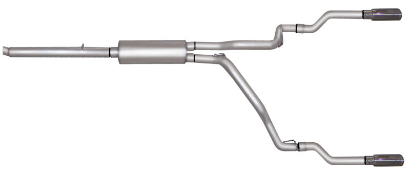 Gibson 05-07 Dodge Dakota Laramie 3.7L 2.5in Cat-Back Dual Split Exhaust - Stainless Gibson 05-07 Dodge Dakota Laramie 3.7L 2.5in Cat-Back Dual Split Exhaust - Stainless