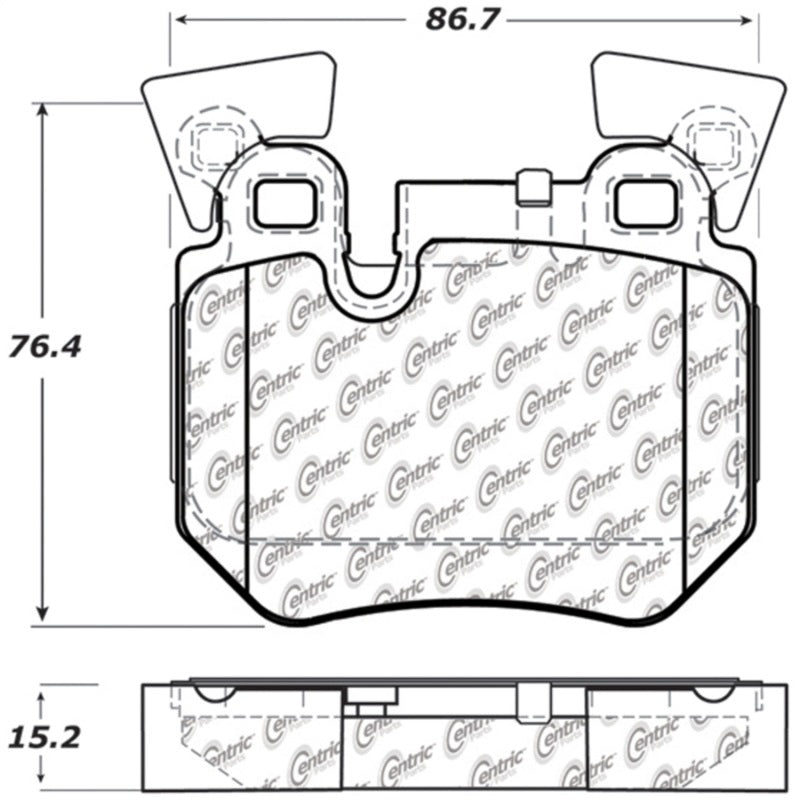 StopTech Street Touring 08-09 BMW 128i/135i Coupe Rear Brake Pads StopTech Street Touring 08-09 BMW 128i/135i Coupe Rear Brake Pads