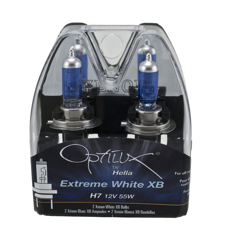Hella Optilux 12V/55W H7 Extreme Blue Bulb (Pair) Hella Optilux 12V/55W H7 Extreme Blue Bulb (Pair)