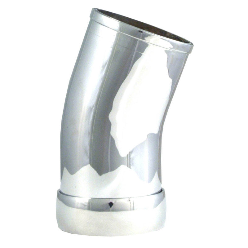 Spectre Universal Intake Elbow Tube (ABS) w/Collar 3in. OD / 22 Degree - Chrome Spectre Universal Intake Elbow Tube (ABS) w/Collar 3in. OD / 22 Degree - Chrome