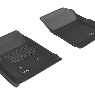 3D MAXpider 2015-2020 Chevrolet/GMC Colorado/Canyon Crew Cab Kagu 1st Row Floormat - Black