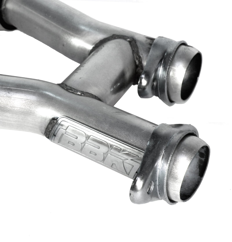 BBK 79-93 Mustang 5.0 Short Mid H Pipe With Catalytic Converters 2-1/2 For BBK Long Tube Headers BBK 79-93 Mustang 5.0 Short Mid H Pipe With Catalytic Converters 2-1/2 For BBK Long Tube Headers
