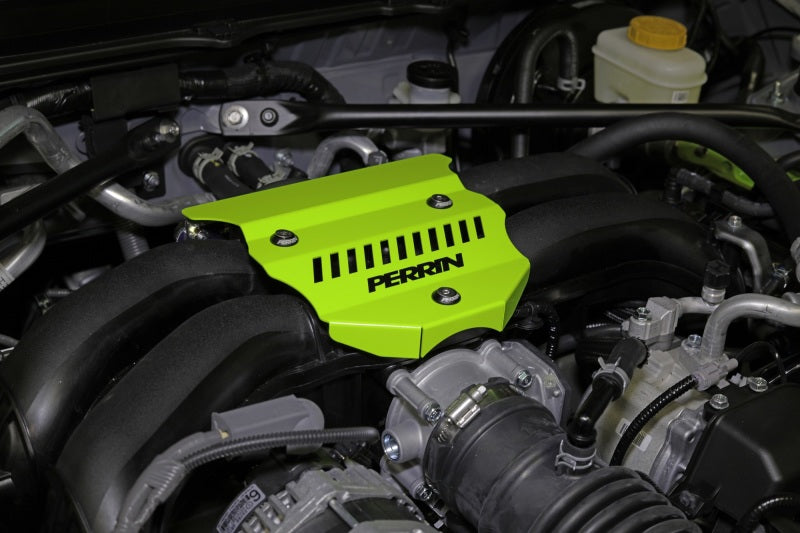 PERRIN 22-25 Subaru BRZ / Toyota GR86 Engine Cover - Neon Yellow PERRIN 22-25 Subaru BRZ / Toyota GR86 Engine Cover - Neon Yellow