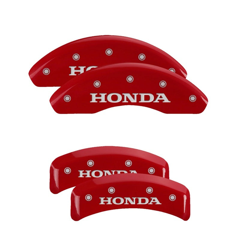 MGP 4 Caliper Covers Engraved Front & Rear Vtech Red finish silver ch MGP 4 Caliper Covers Engraved Front & Rear Vtech Red finish silver ch