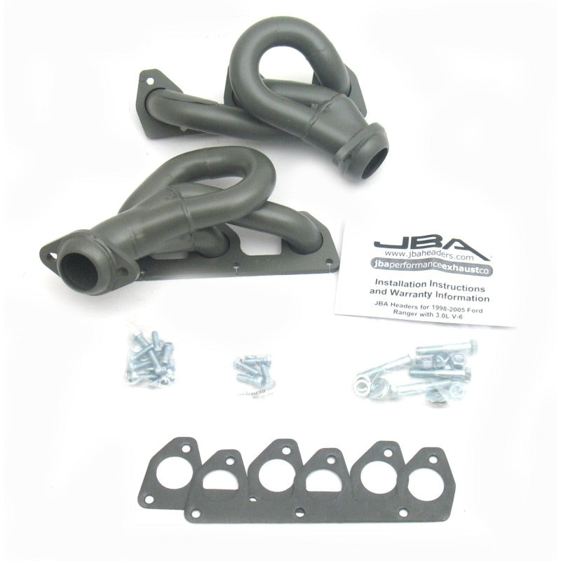 JBA 02-08 Ford Ranger 3.0L V6 w/o EGR 1-1/2in Primary Ti Ctd Cat4Ward Header JBA 02-08 Ford Ranger 3.0L V6 w/o EGR 1-1/2in Primary Ti Ctd Cat4Ward Header