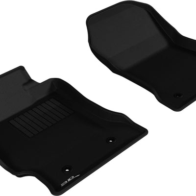 3D MAXpider 2013-2019 Toyota/Subaru/Scion FR-S Kagu 1st Row Floormat - Black