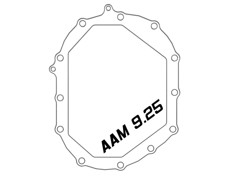 AFE Power 11-18 GM 2500-3500 AAM 9.25 Axle Front Differential Cover Black Machined Street Series AFE Power 11-18 GM 2500-3500 AAM 9.25 Axle Front Differential Cover Black Machined Street Series