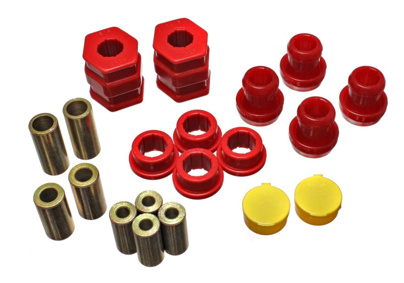 Energy Suspension 96-00 Honda Civic/CRX Red Front Control Arm Bushing Set Energy Suspension 96-00 Honda Civic/CRX Red Front Control Arm Bushing Set