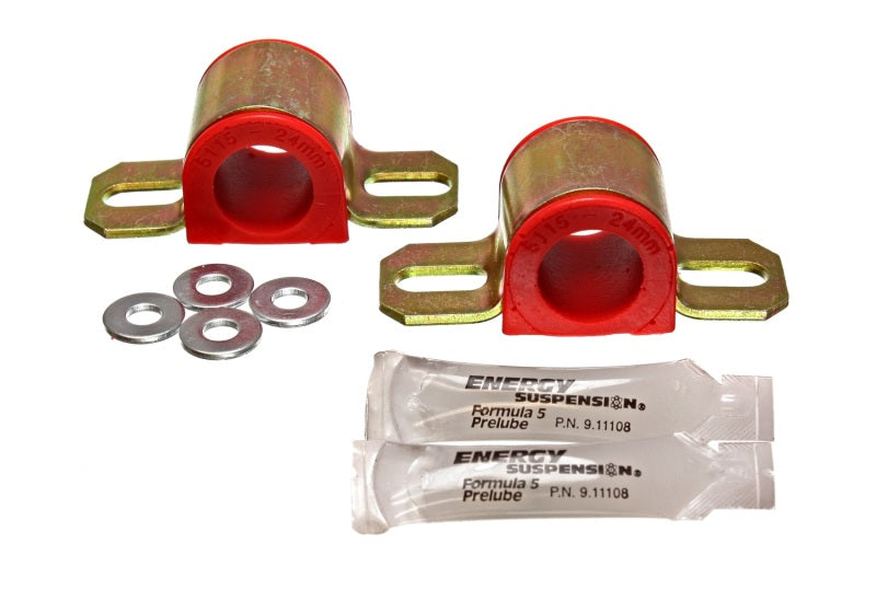 Energy Suspension 86-91 Mazda RX7 Red 24mm Front Sway Bar Bushings Energy Suspension 86-91 Mazda RX7 Red 24mm Front Sway Bar Bushings