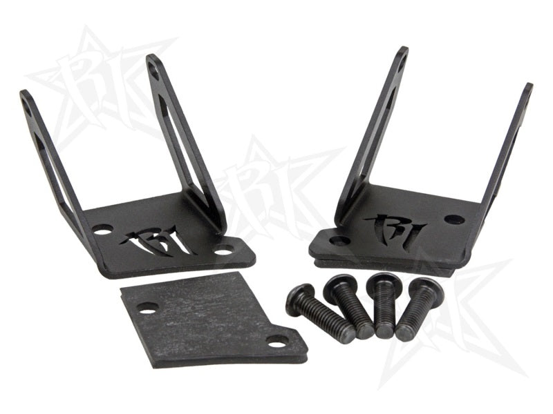 Rigid Industries Jeep JK - A-Pillar Mount Kit - Mounts set of Dually/D2 Rigid Industries Jeep JK - A-Pillar Mount Kit - Mounts set of Dually/D2