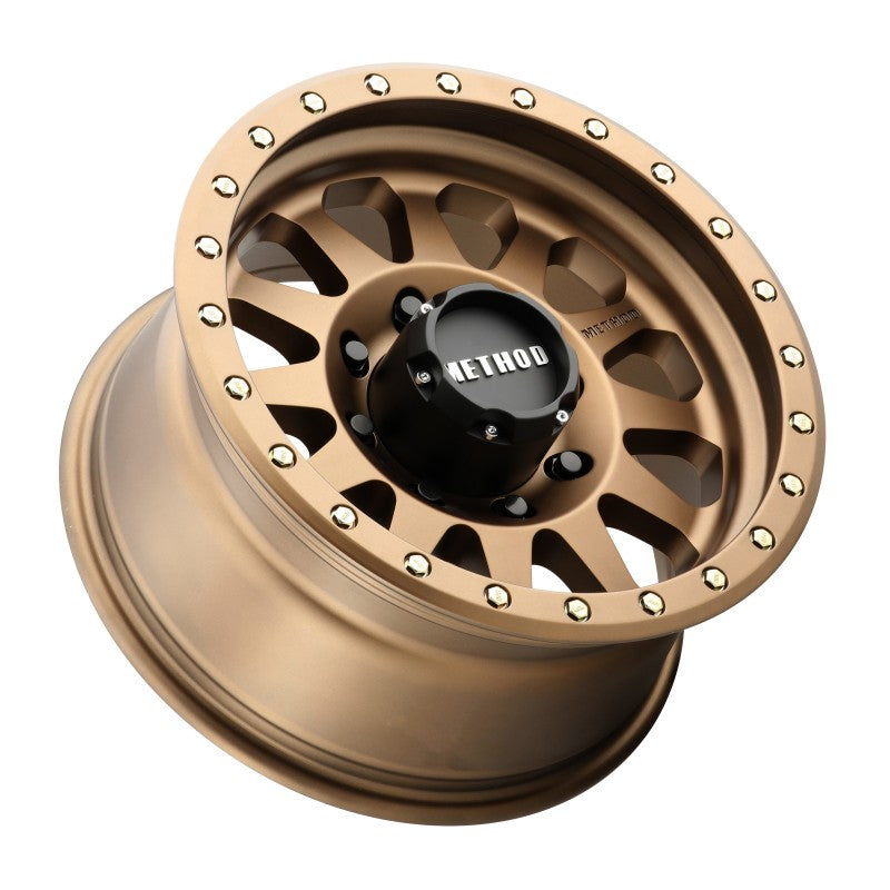 Method MR304 Double Standard 17x8.5 0mm Offset 8x6.5 130.81mm CB Method Bronze Wheel Method MR304 Double Standard 17x8.5 0mm Offset 8x6.5 130.81mm CB Method Bronze Wheel