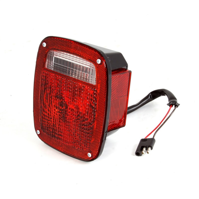 Omix Right Black Tail Lamp 81-86 Jeep CJ Models Omix Right Black Tail Lamp 81-86 Jeep CJ Models