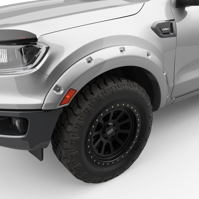 EGR 19-22 Ford Ranger Painted To Code Ingot Traditional Bolt-On Look Fender Flares Silver Set Of 4 EGR 19-22 Ford Ranger Painted To Code Ingot Traditional Bolt-On Look Fender Flares Silver Set Of 4
