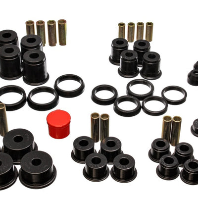 Energy Suspension 84-01 Jeep Cherokee/Wagoneer/Comanche Black Hyper-Flex Master Bushing Set