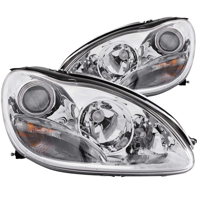 ANZO 2000-2005 Mercedes Benz S Class W220 Projector Headlights Chrome ANZO 2000-2005 Mercedes Benz S Class W220 Projector Headlights Chrome