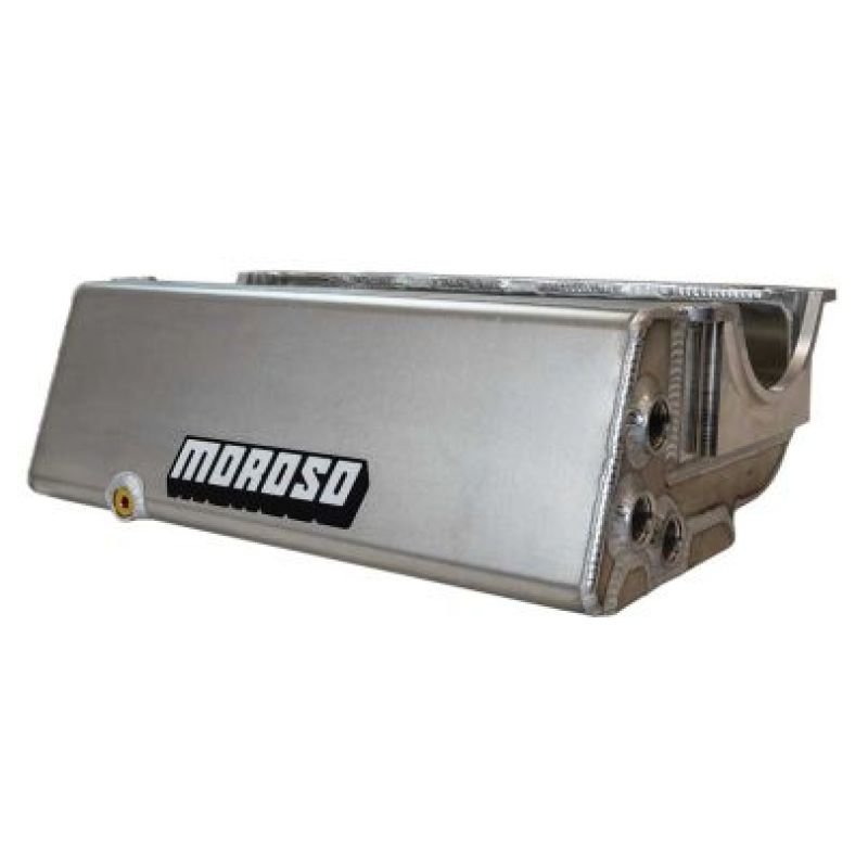 Moroso Pre-1985 SBC Sprint Car Dry Sump 3 Pickup 6.5in Deep Aluminum Oil Pan Moroso Pre-1985 SBC Sprint Car Dry Sump 3 Pickup 6.5in Deep Aluminum Oil Pan