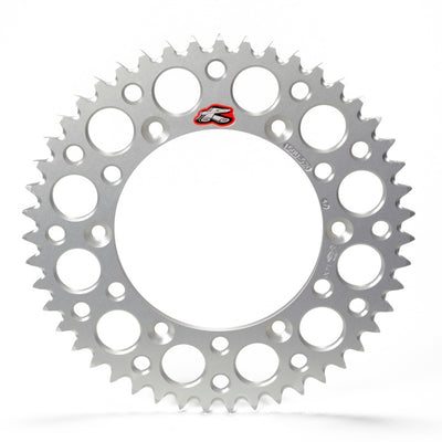 Renthal 20-23 Kawasaki KLX 230/ R/ S Rear Grooved Sprocket - Silver 520-44P Teeth